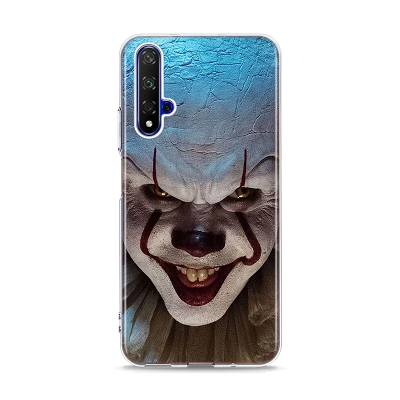 Силиконовый ТПУ чехол Pennywise клоун ужас для huawei Honor 10i 9X8X20 10 9 Lite 8 8A 7A 7C Pro Lite чехол для телефона