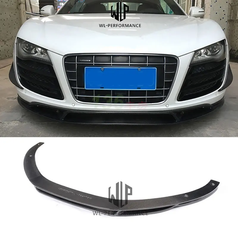 Высококачественный передний разветвитель губ R8 GT V8 V10 из ФАП/углеродного волокна