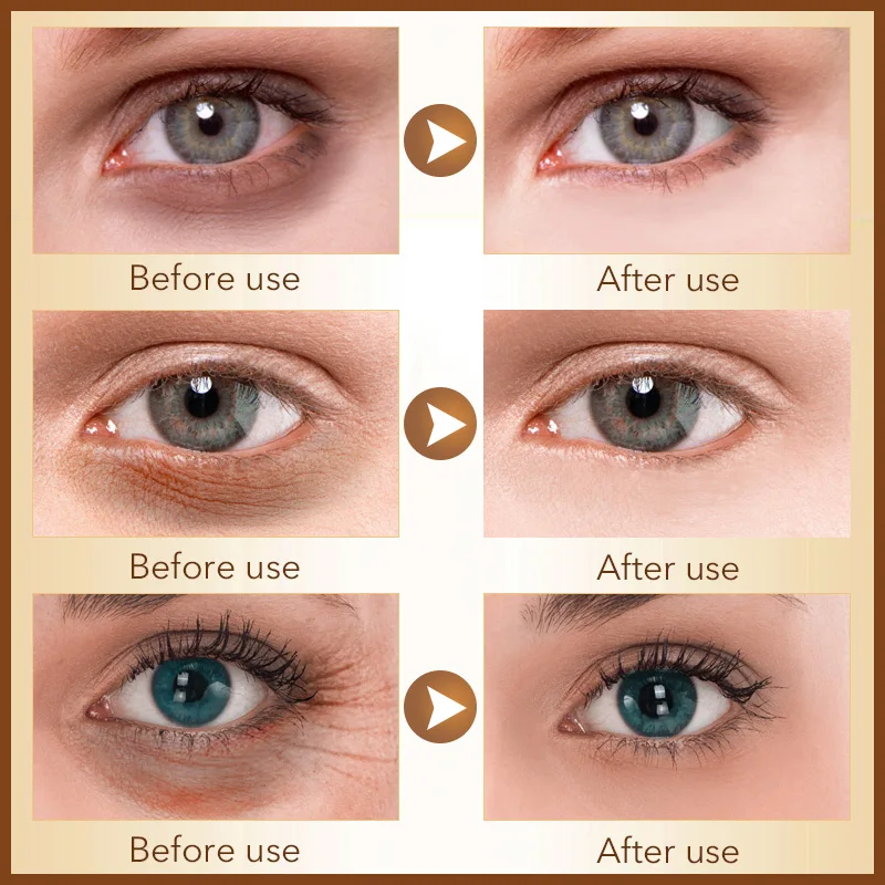 Маска для глаз Daralis 20 шт. коллагеновая маска с кристаллами улитки против морщин