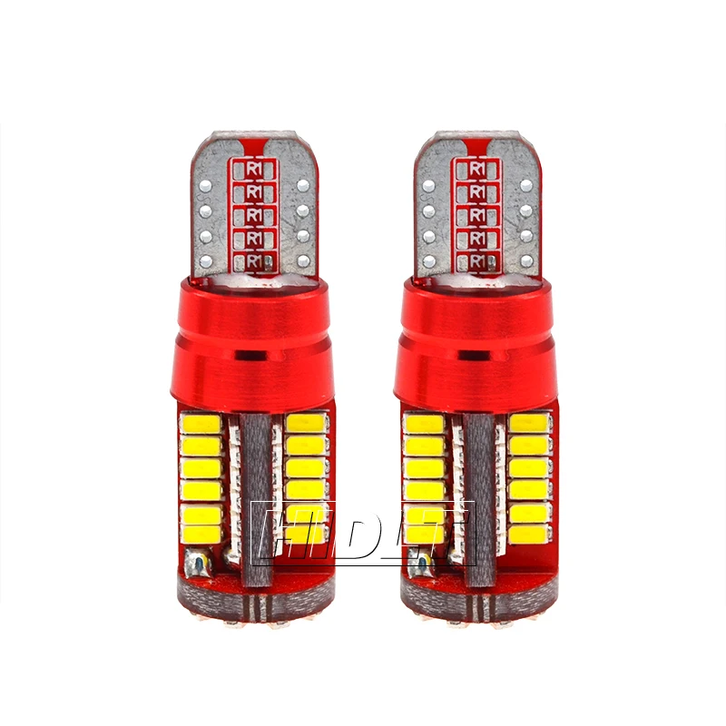 HIDLT 2 шт. Canbus T10 W5W светодиодный лампы 57SMD 168 194 свет для автомобиля Клиренс