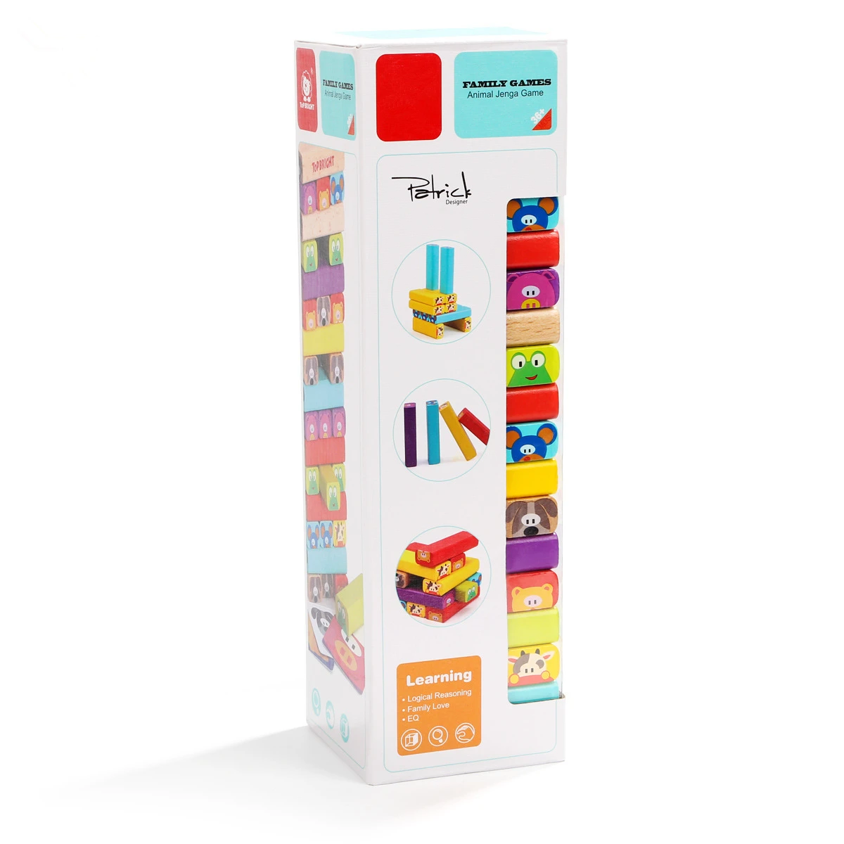 

Children Jenga Building Toys Parent-Child Interactive Chouchoule Layers Pulling Blocks Kids Stack-up Educational Toys Gifts