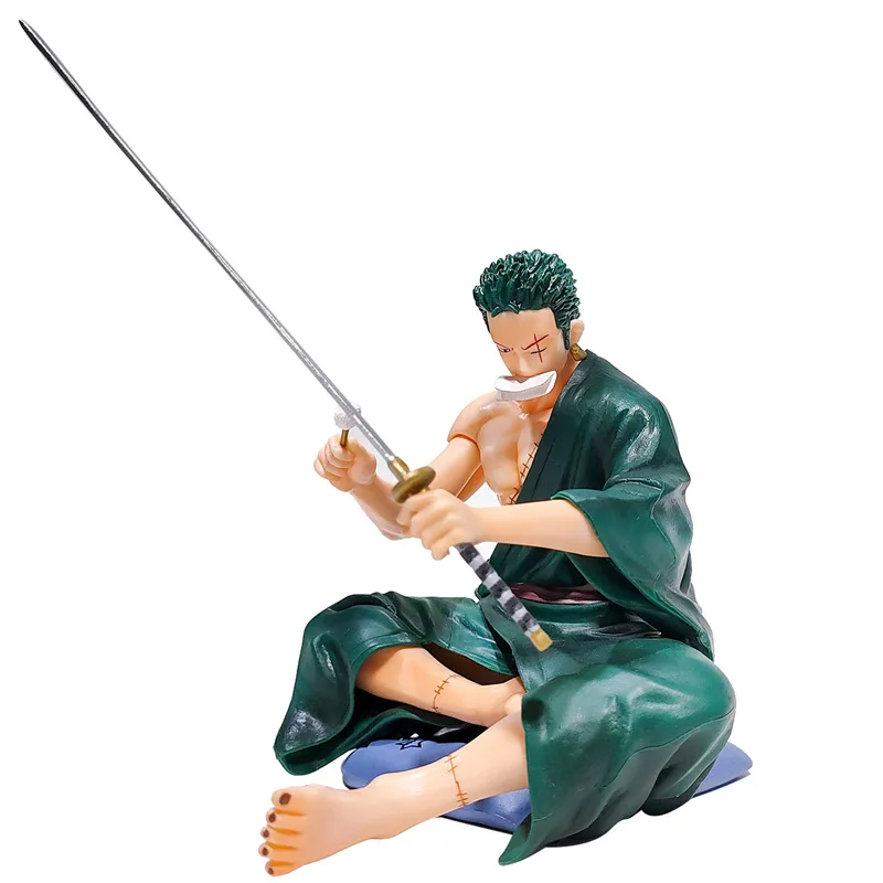 

17cm anime One Piece figure Roronoa Zoro figurine Wipe the knife PVC Action Figure Collection Model Toys doll gift for kids