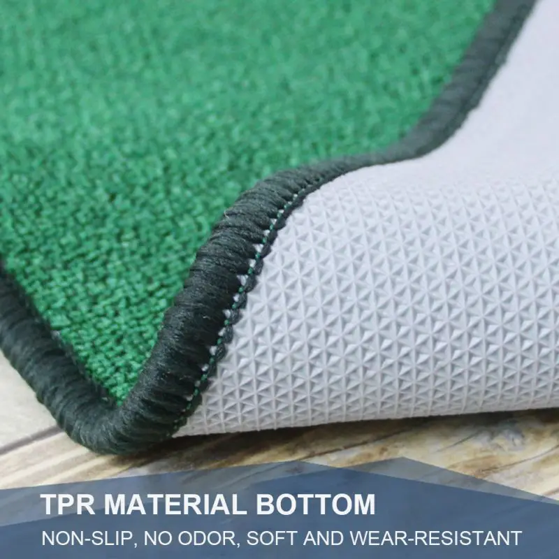 Fiyat Tek Yönlü Yeşil Golf Halı Naylon Kapalı Golf Vuruş Uygulama Mat Kapalı Golf Uygulama Halı Kalın Monofilament Battaniye