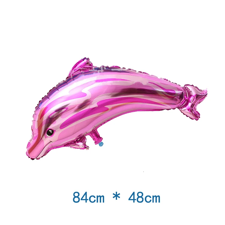 Pink Dolphin-1pc 8 шт./компл. Акула одноразовая посуда с графикой из мультиков морская животных бумажные тарелки и стаканы для дня рождения/Baby Shower украшения детский праздничный костюм поставки - Цвет: Pink Dolphin-1pc