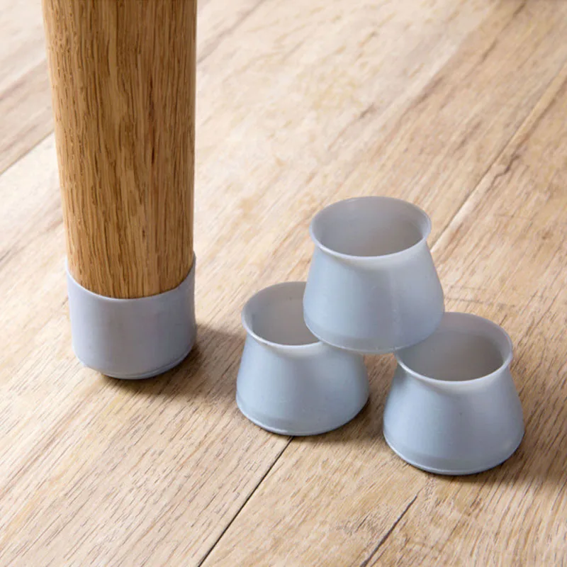 Колпачки для ножек стула 4 шт. толстые беззвучные прокладки аксессуары дома