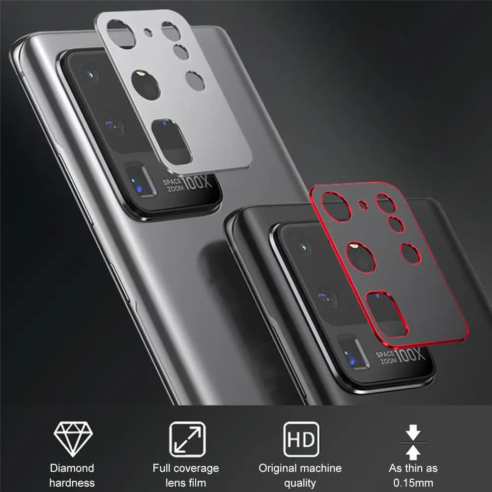 Высококачественная Защитная пленка для объектива камеры металлическая защитная