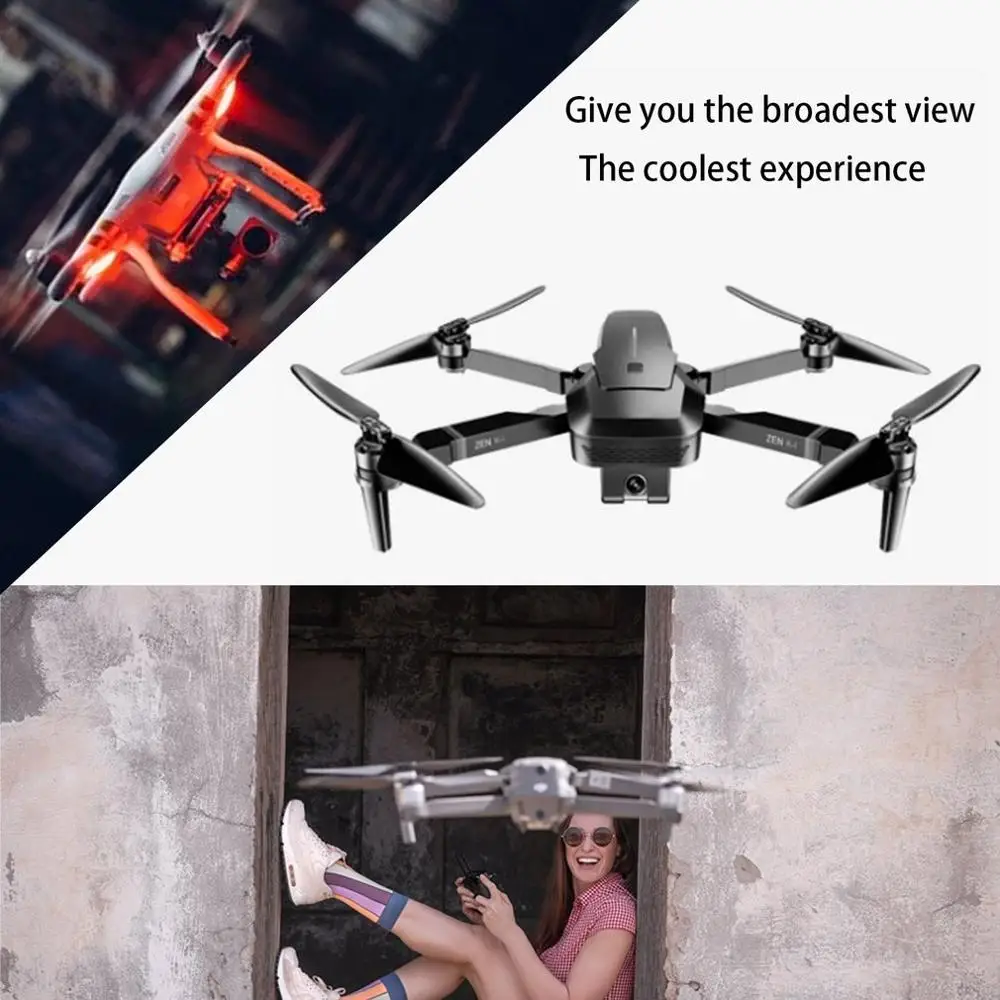 

K1 RC Drone Brushless Aerial 4K HD Photography Aerocraft Black Single Battery Dual Camera Remote Control Wifi Fpv Gps Uav