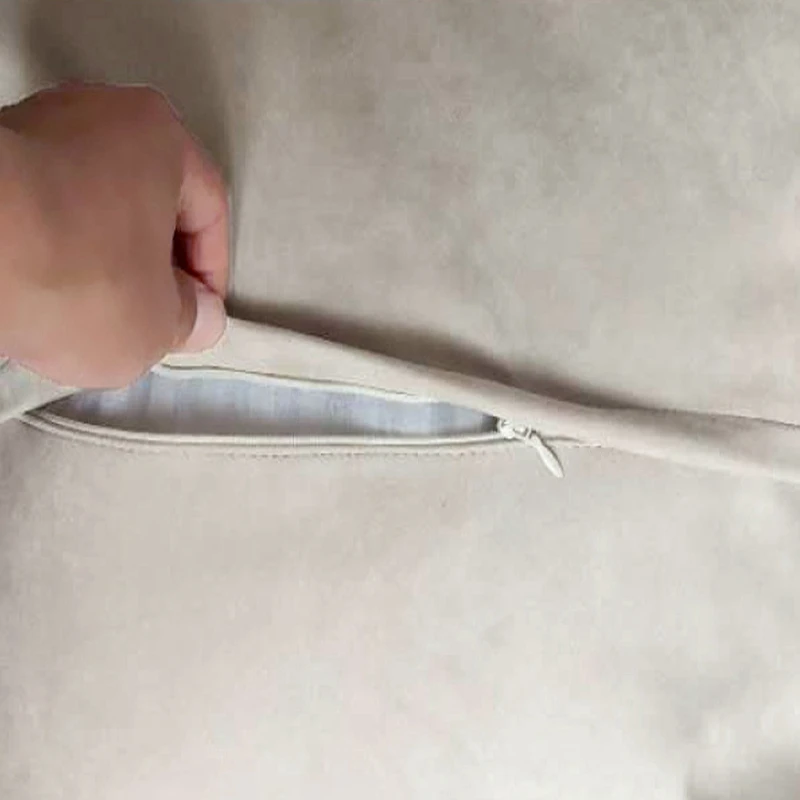 Наволочка для подушки пушистая однотонная розовая синяя белая наволочка дивана