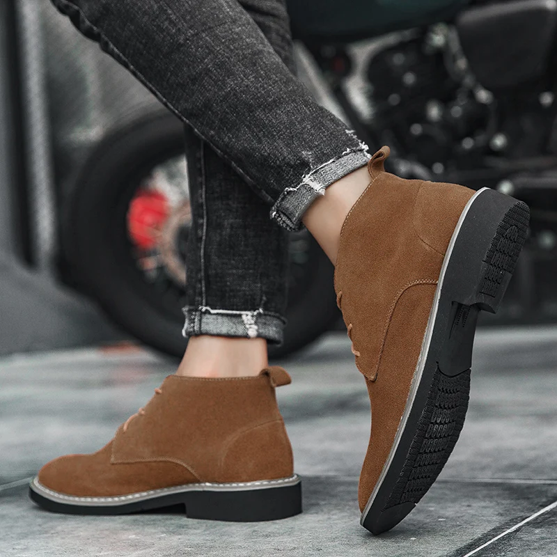 

Men Leather Casual Shoes Men Casual Flat Shoes Causal For Man Fashion Black Shoe Mens Sneakers Men's Leisure Hot Sale
