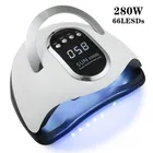 УФ-лампа SUN X10X7Max для сушки ногтей Светодиодная быстросохнущая лампа для гель-лака Профессиональная домашняя салонная фототерапия Сушилка для ногтей лампа для маникюрного инструмента