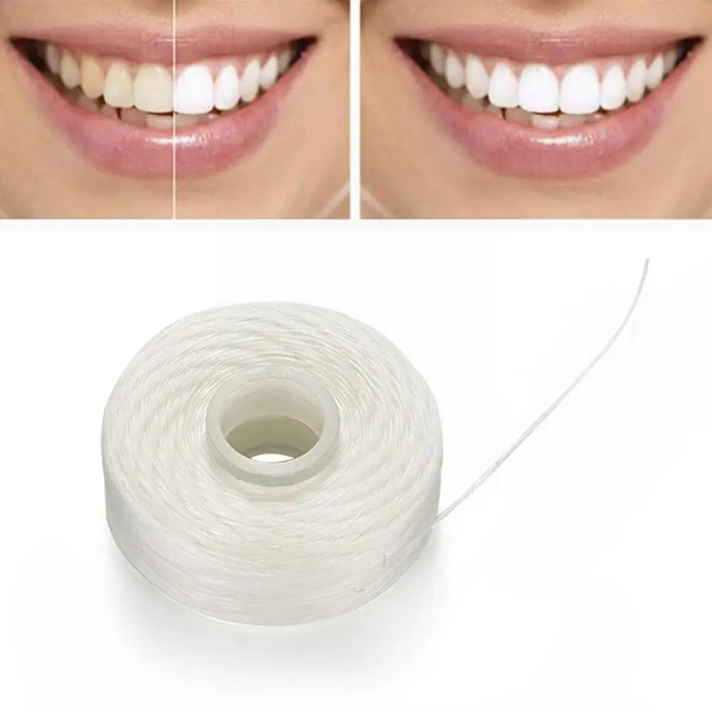 

3 Rolls Dental Flosseres Shred-resistant Hygiene Flosser Replacement Care Tools Wire Toothpick Floss Cleaning Flat Den B4g6