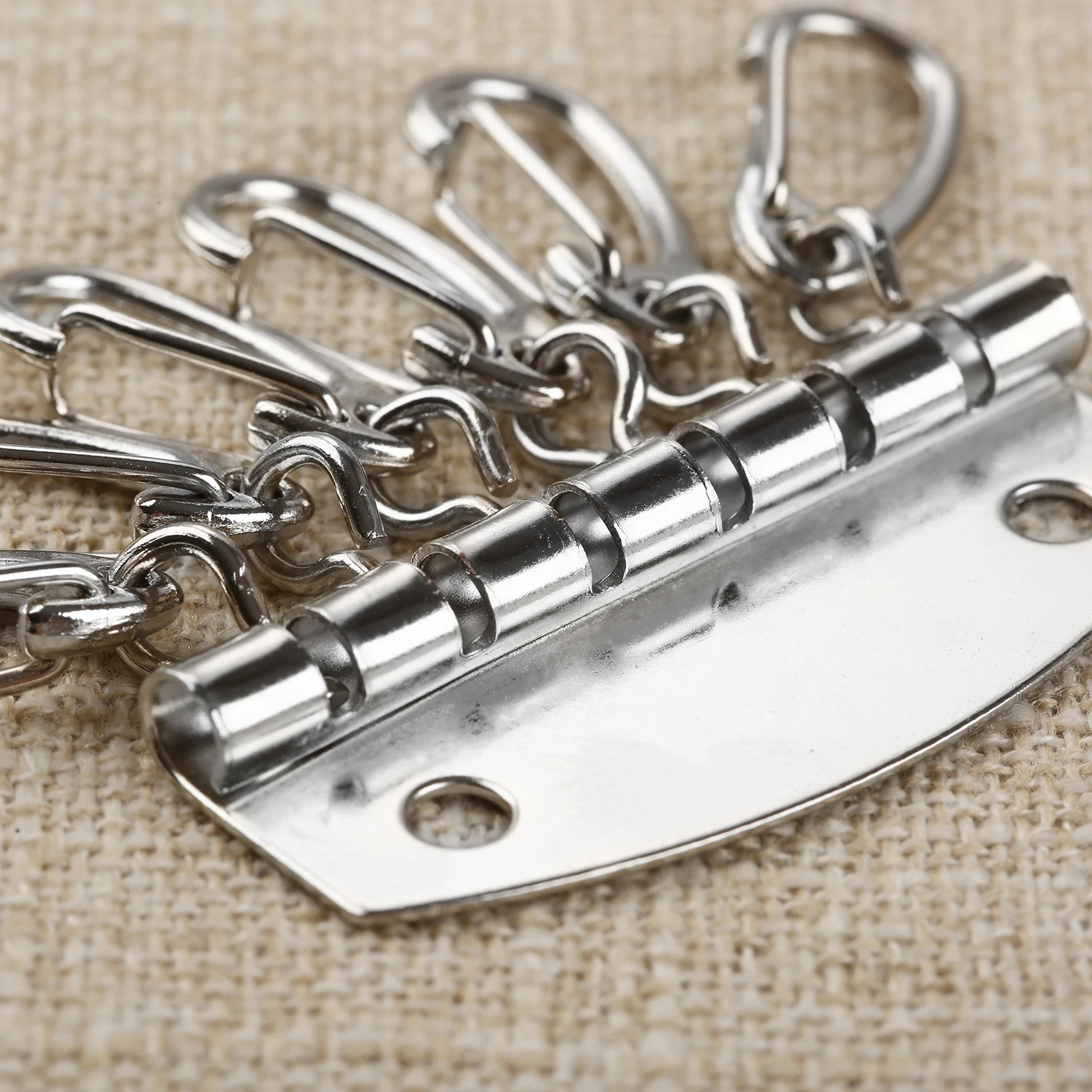 Металлический держатель для ключей органайзер с 4-6 защелками кожевенного