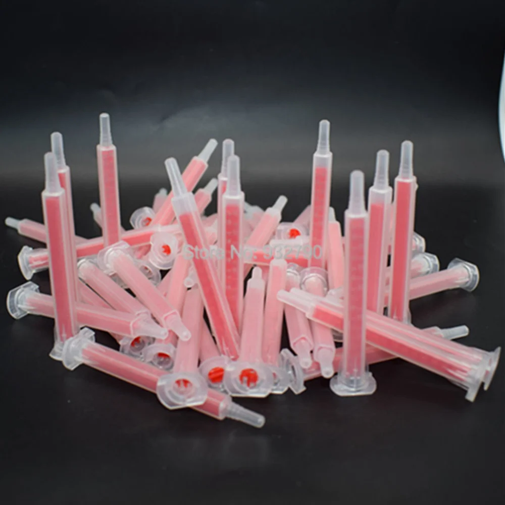 

500pcs 1:1 2:1 Epoxy Resin Static Mixer Adhesives Glue Cartridge Syringes Mixing Nozzles 16 Element