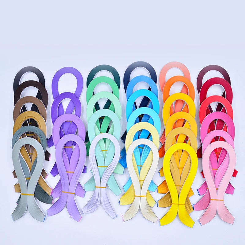 120 полосатая бумага для квиллинга 5 мм ширина сплошной цвет сложенный счастливый