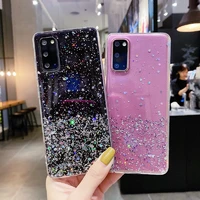 phone case for huawei mate 40 p smart 50 p50 pro plus y7a enjoy 20 z pro 2020 2021 mobile phone cover bling glitter star case