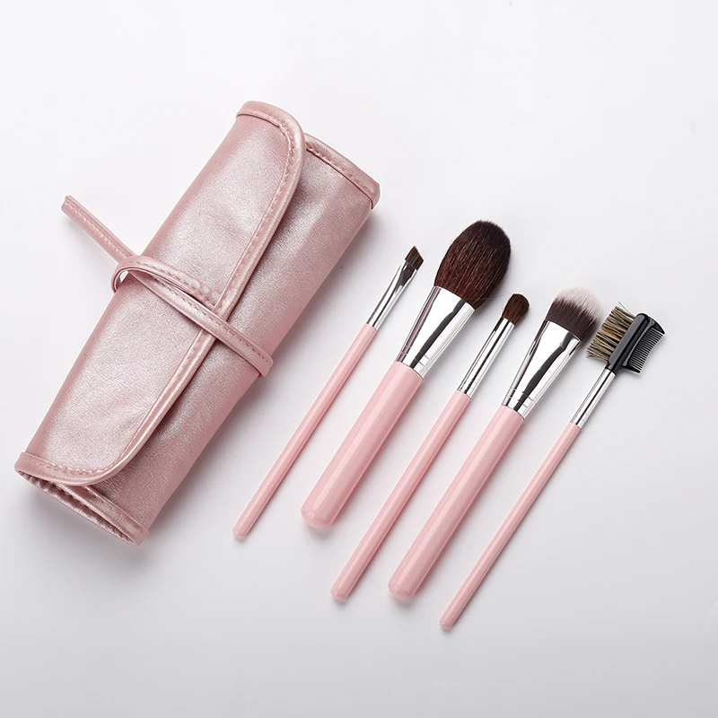 MITOOLS новинка 2019 5 шт. розовый набор кистей для макияжа твердая деревянная ручка