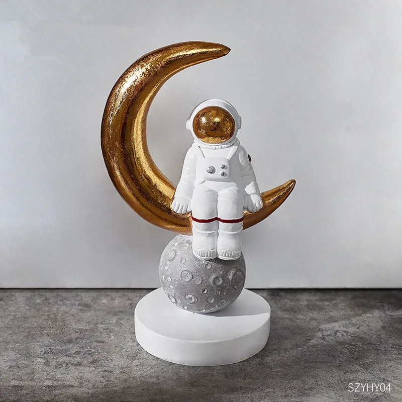

[MGT] Europe originality Space astronaut Resin modern stylish home decor decoration craft ornaments statue