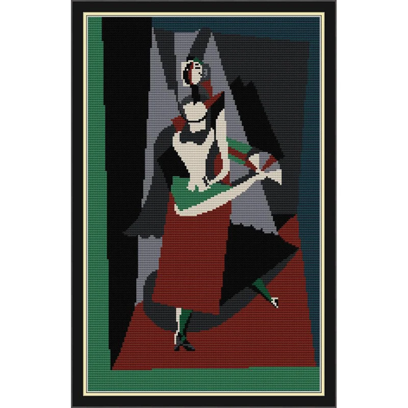 

Everlasting Love Picasso Chinese Cross Stitch Kits Ecological Cotton Stamped Printed 14CT 11CT DIY New Year Decorations For Home