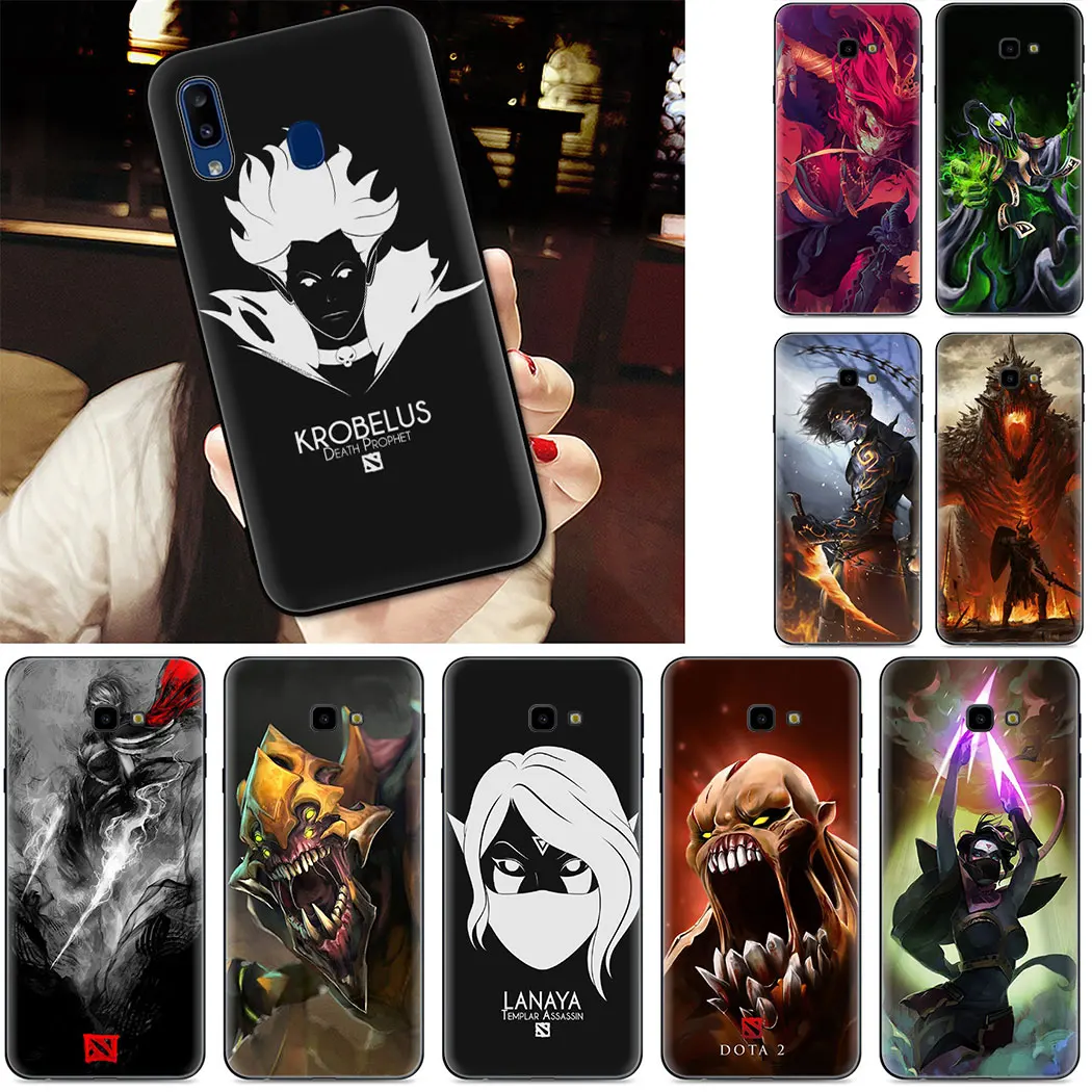 Shadow Fiend Dota 2 Мягкий силиконовый чехол для телефона samsung J4 J8 2018 J6 плюс J7 Duo A2 A20E A70S