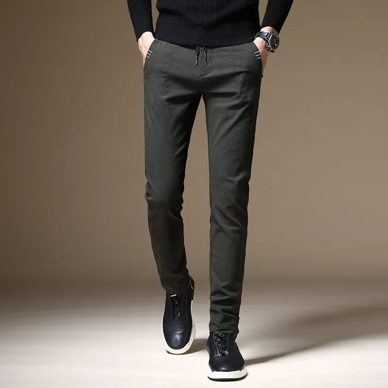 

Male Jeans Men Men'S Classic Vetement Peto Vaquero Hombre Biker Black Green Masculina Slim Fit Pants Man Trousers