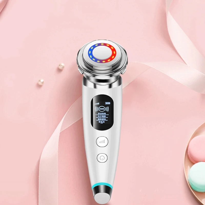 

Q1QD LED Light Therapy & Ultrasonic Facial Cleanser,light Therapy Device for Acne & Wrinkle, Ion Face Massager,Anti-aging