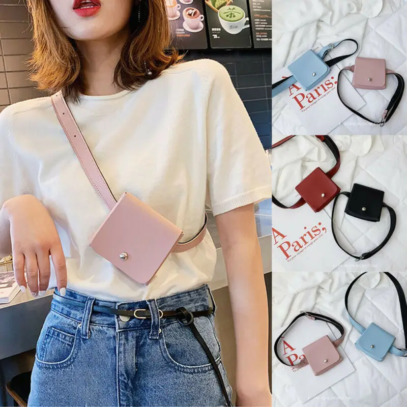 Женская поясная сумка спортивный пояс бедра грудь через плечо 2019