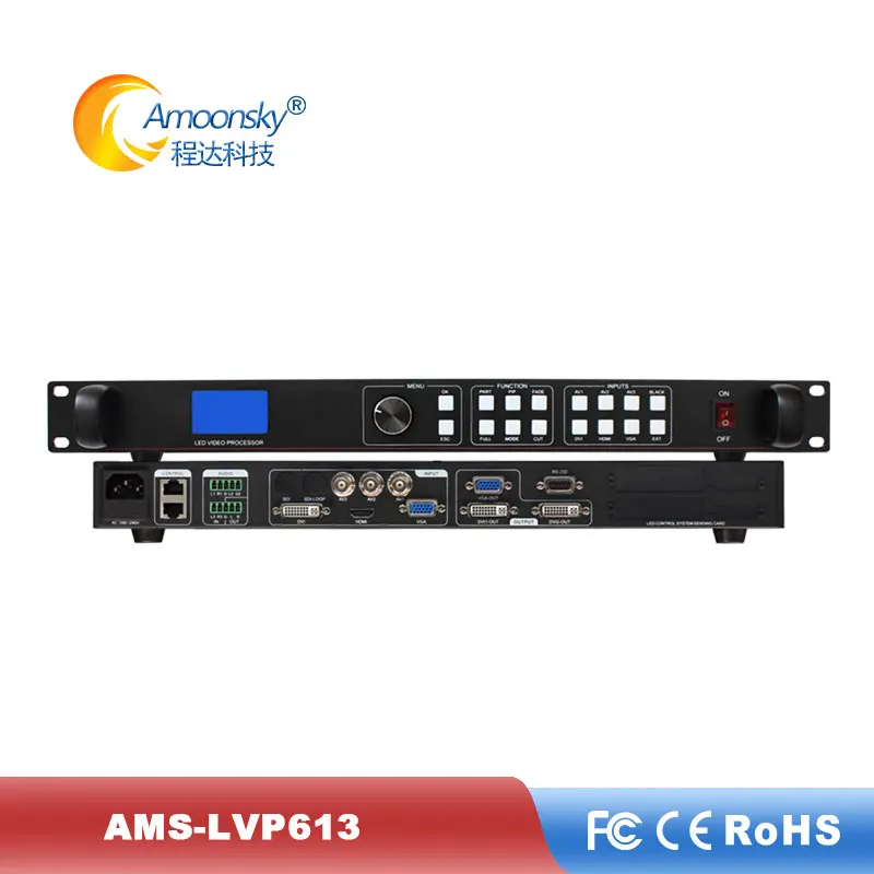 Amoonsky LVP613 светодиодный видеопроцессор с поддержкой P1.667 P1.5 P2 P2.5 P3.91 P4 P5 P6 P10
