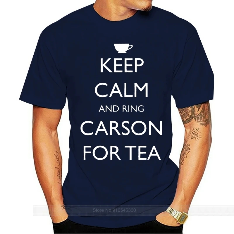 

Man cheap T-shirt Downton Abbey Ring Carson for Tea Mens Graphic T Shirt cotton tshirt men summer fashion t-shirt euro size