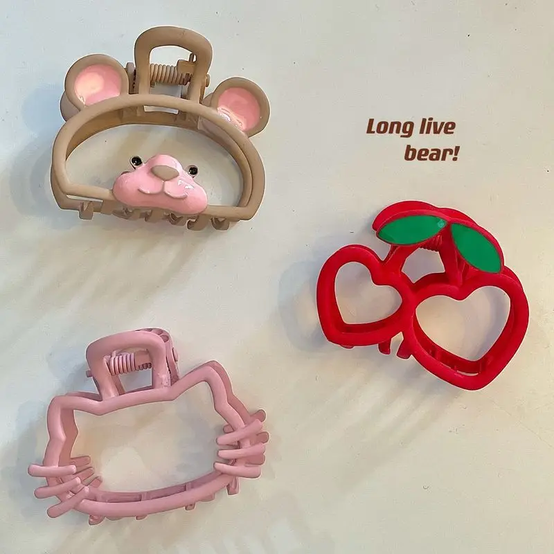 

Новые женские заколки для волос в виде милых животных, полые геометрические заколки для волос из золотого сплава, милые заколки для волос, м...