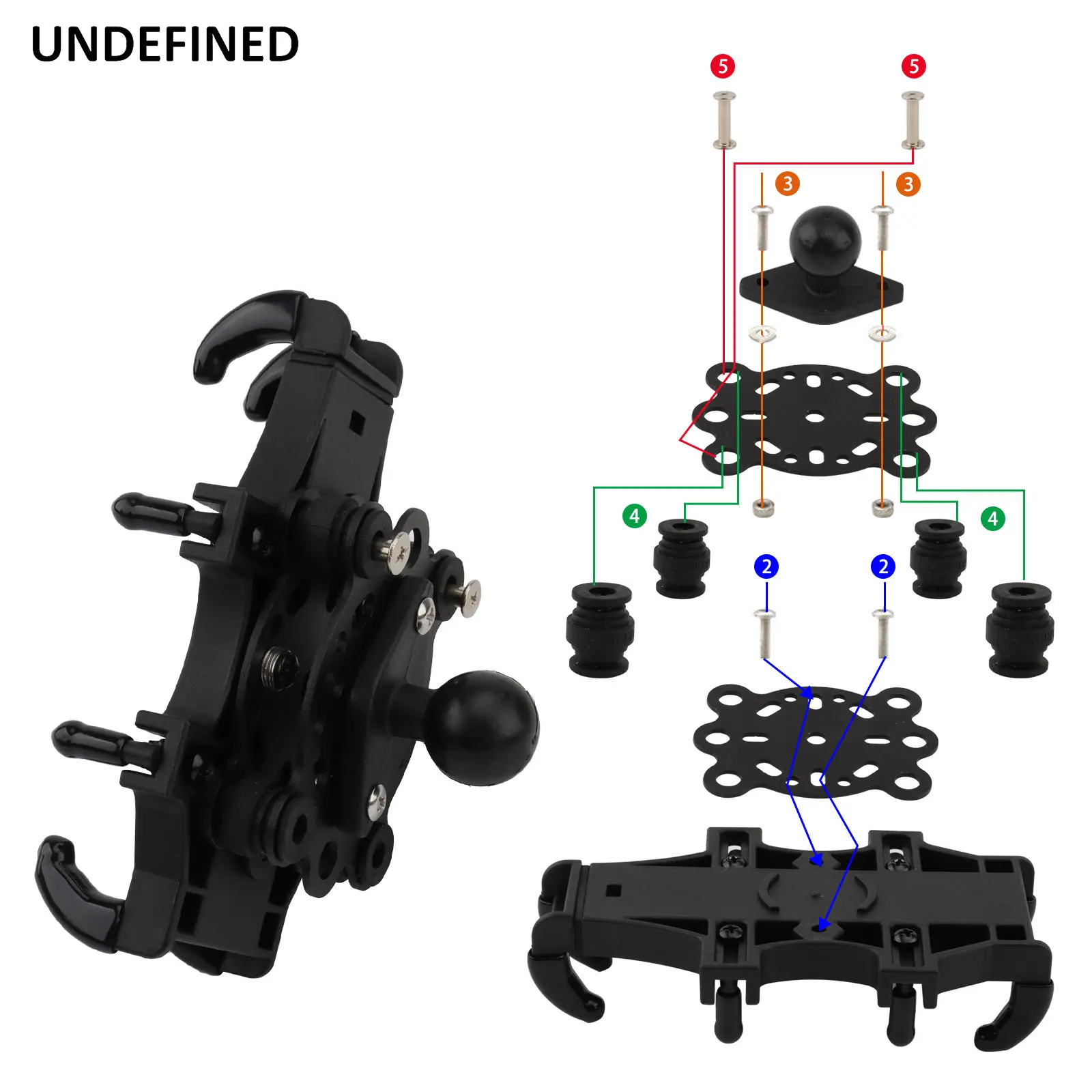 Рисунок 6 - Универсальный держатель для мотоцикла с амортизатором