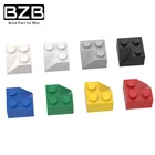 Конструктор BZB MOC 3046, 2x245 градусов, вогнутый, угловой, кровельный, креативный, высокотехнологичный, детская игрушка