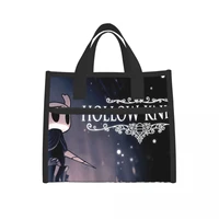 hollow knight lunch bags for women insulated thermal lunch box cooler tote bag reusable food organizer adult