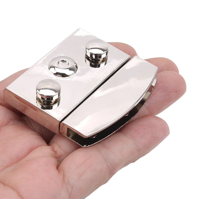 Прямоугольная металлическая нажимная сумка с замком портфель пружинным и