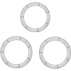 3 предмета в комплекте с круглой металлической венок рамка, 16 дюймов провод венок кольца, сделай сам, макраме цветочные ремесла, для домашней стены украшения праздника