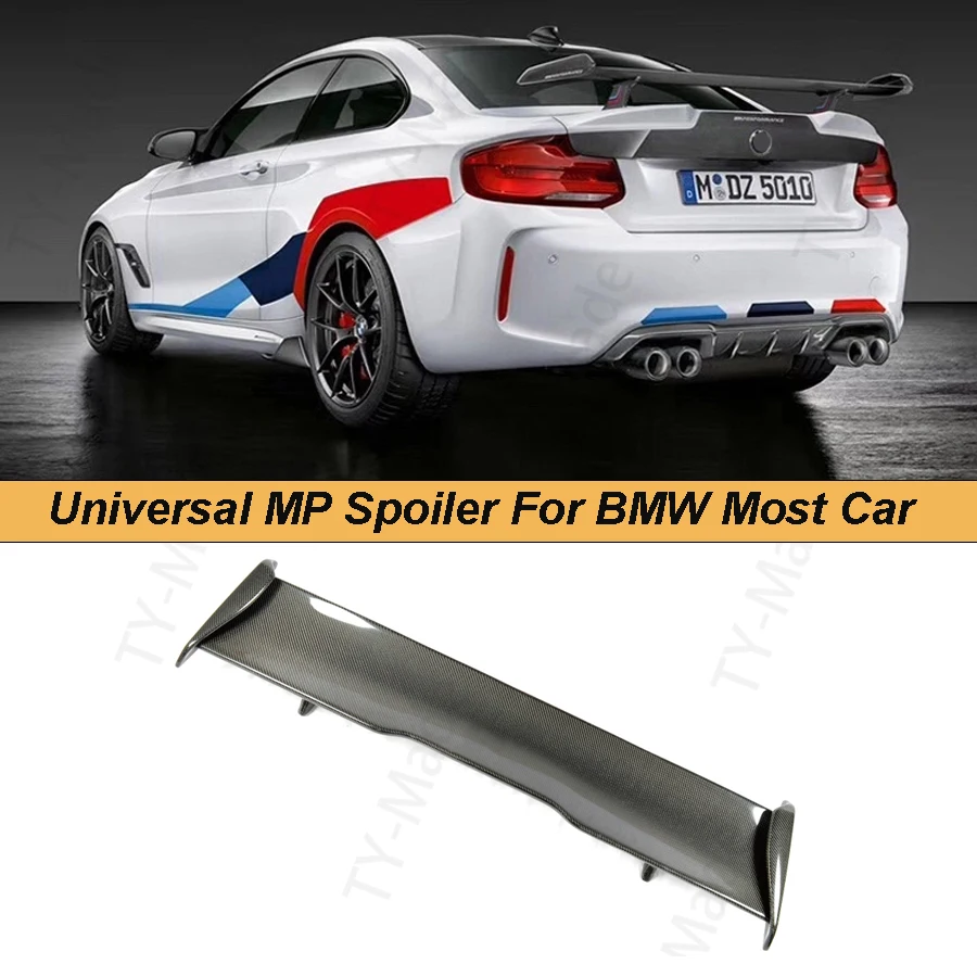 

Real Carbon Fiber Rear Trunk GT Wing Spoiler For BMW F87 F82 F83 M2 M3 M4 MP Style Universal Spoiler For Hatchback Car Tuning