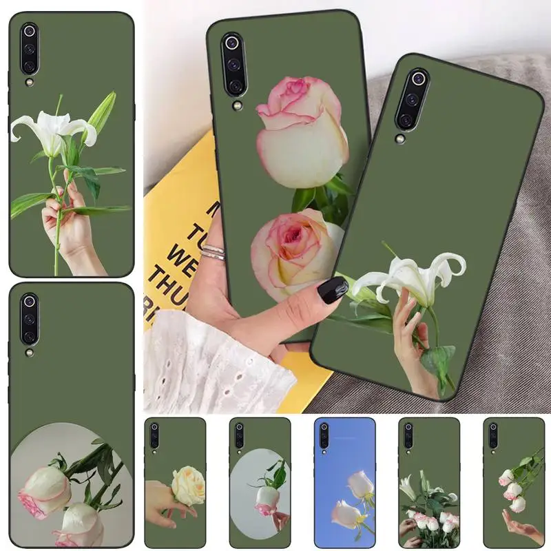 

New Flower Plant Capinha Phone Case For Xiaomi Mi Cc Note 7 8 8t 8es 9 9se 9a 10 10t 11 F1 MAX 2 3 Pro Lite Ultra Funda