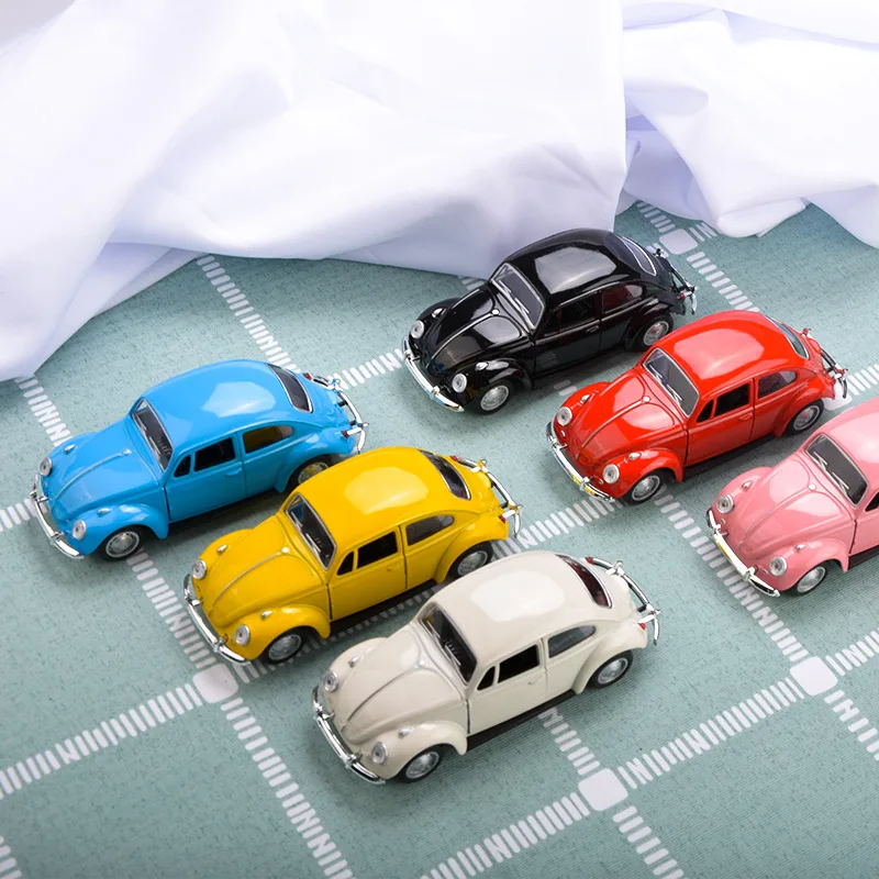 Модель автомобиля под давлением в виде жука миниатюрная модель подарок для