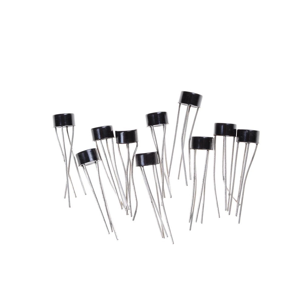 

Rectifiers Electronic 10 PCS 2W10 4Pin Single Phases Bridge Diode Rectifier 2A 1000V Roundness
