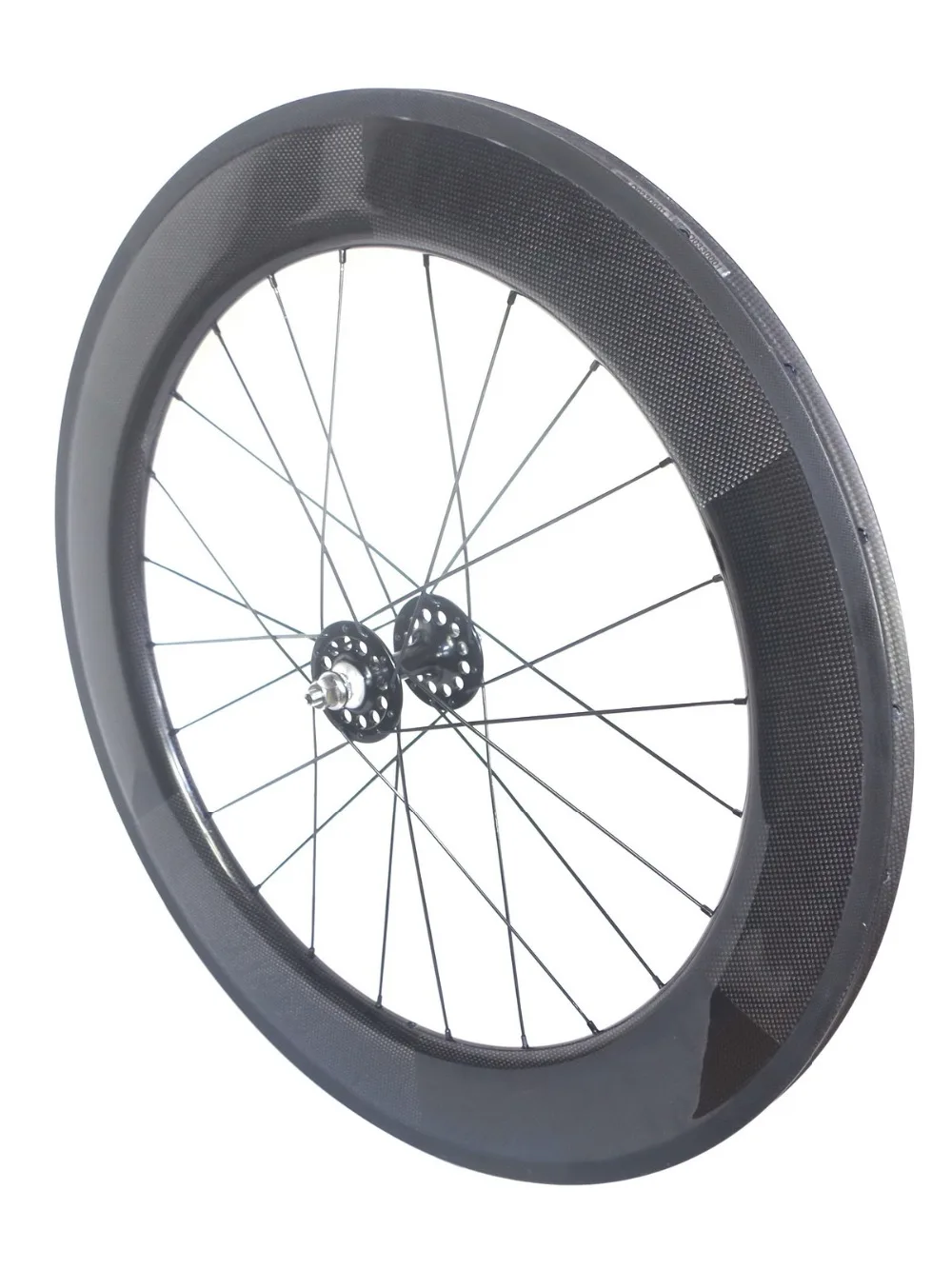 Fixed gear Карбон колеса углерода трек колеса 88 мм Глубина 23 мм ширина без свободного хода, одна скорость карбоновые трубчатый или довод