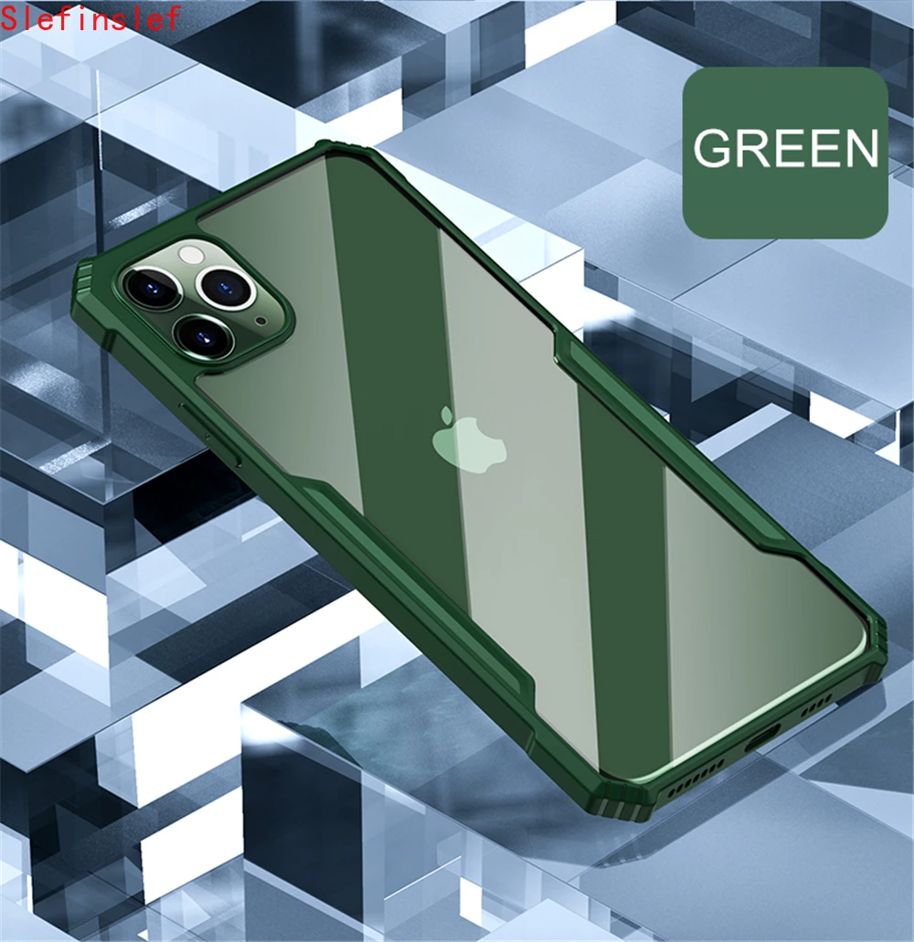 luxury shockproof phone case for iphone x xs xr 11 pro max soft transparent case cover for iphone 6 6s 7 8 plus soft bumper case free global shipping