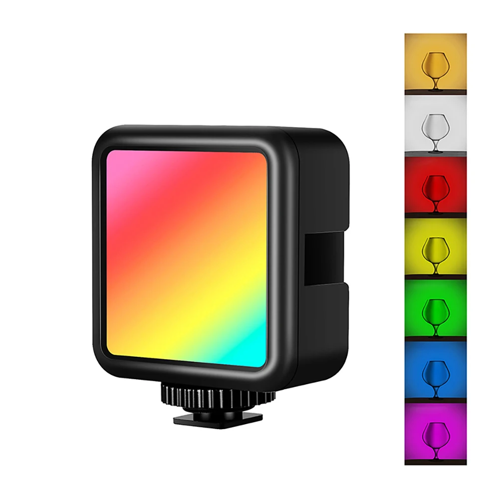

Портативный СВЕТОДИОДНЫЙ полноцветный мини-светильник 2500-9000K RGB, ручной светодиодный светильник для фотосъемки, видеосъемки в реальном вре...