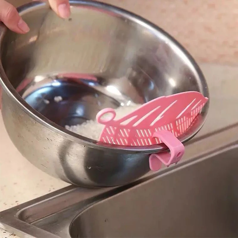 Leaf Shape Clean Rice Wash Sieve Peas Beans Kitchen Gadgets Cleaning Cooking Tools Fruit and Vegetable Utensils Goods Accessory | Дом и сад