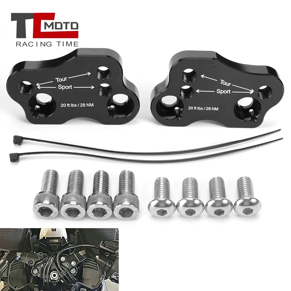 

Handlebar Riser for honda goldwing gl1800 gl 1800 2018 2019 Motorcycle Accessories Handlebar Riser Clamp Height up Adapter