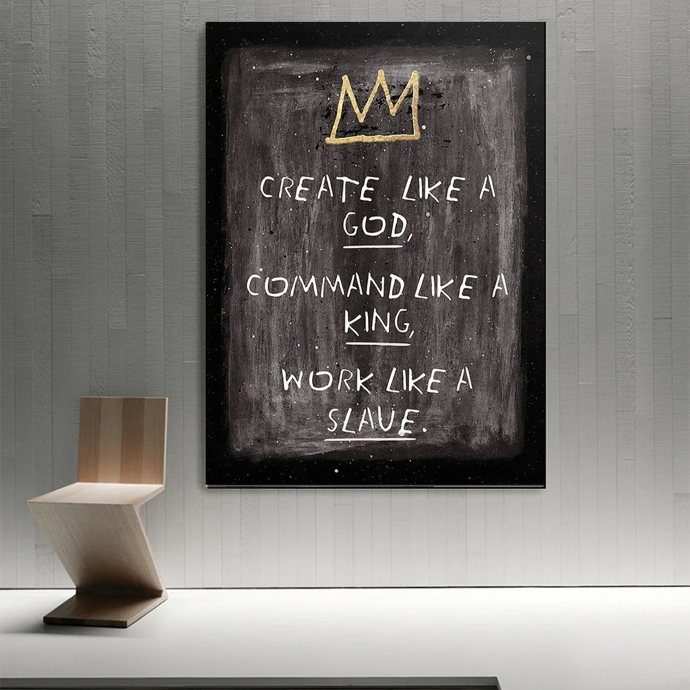

Success Is The Best Revenge Motivational Canvas Painting Graffiti Art Great Like A God Quote Wall Picture Poster For Home Decor
