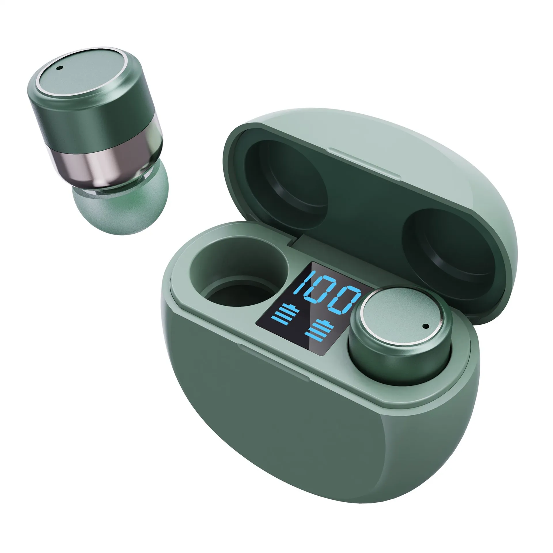 

T18 New TWS Bluetooth 5.1 Earphones 9D Stereo Sports Waterproof Earbuds Headsets With Microphone For All Smart Phone