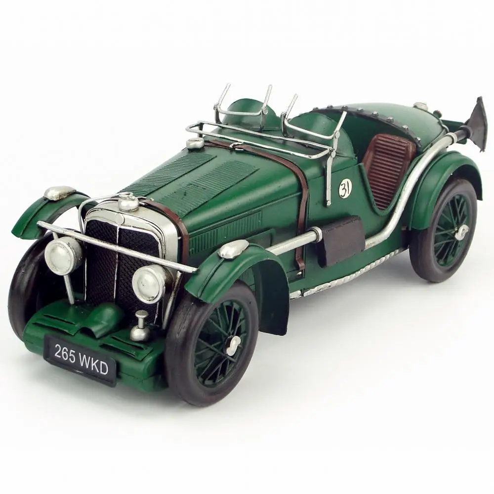 Американский Винтаж 1933 roadster предметы интерьера mg Железный винтажный автомобиль