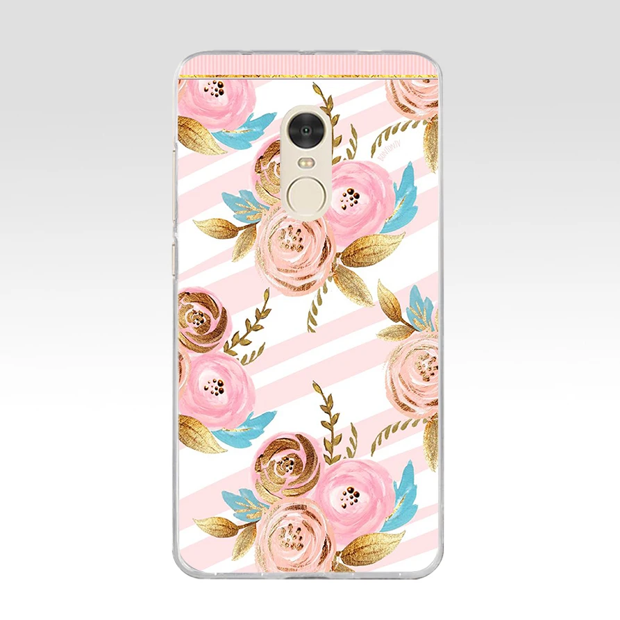 Чехол 116FG с рисунком пиона изящный Цветок Мягкий Силиконовый ТПУ чехол для