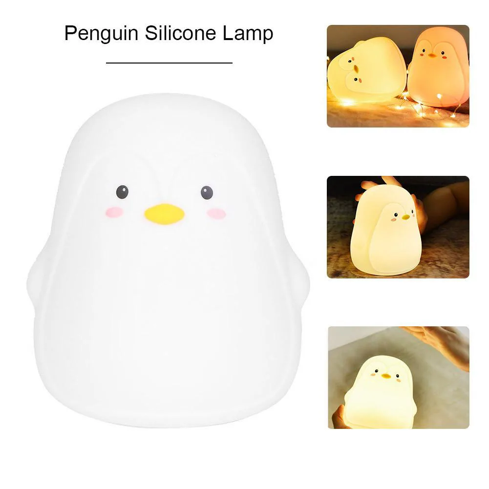 Практичный ночник usb зарядка животное прочный мультфильм детская лампа