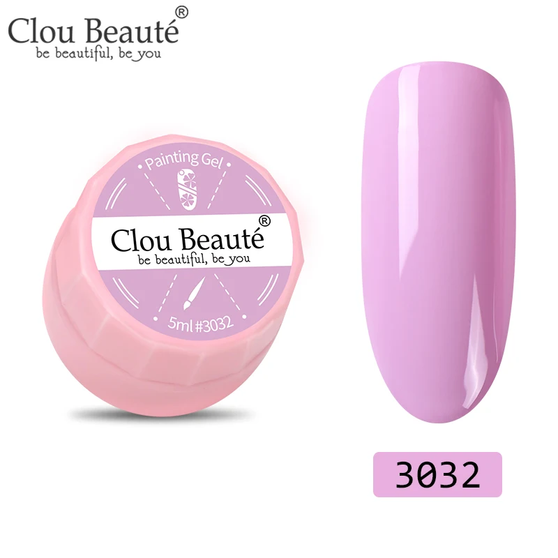 3032 Clou Beaute 72 цвета гель-краска УФ/светодиодный гель для ногтей замачиваемый дизайн ногтей светодиодный лак для ногтей УФ-гель для ногтей DIY Краска паук гель лак - Цвет: 3032