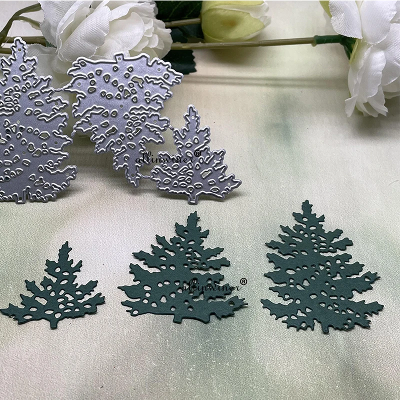 

Металлические высечки для украшения рождественской елки, для рукоделия, скрапбукинга, альбома, бумаги, открытки, декоративные поделки тисн...